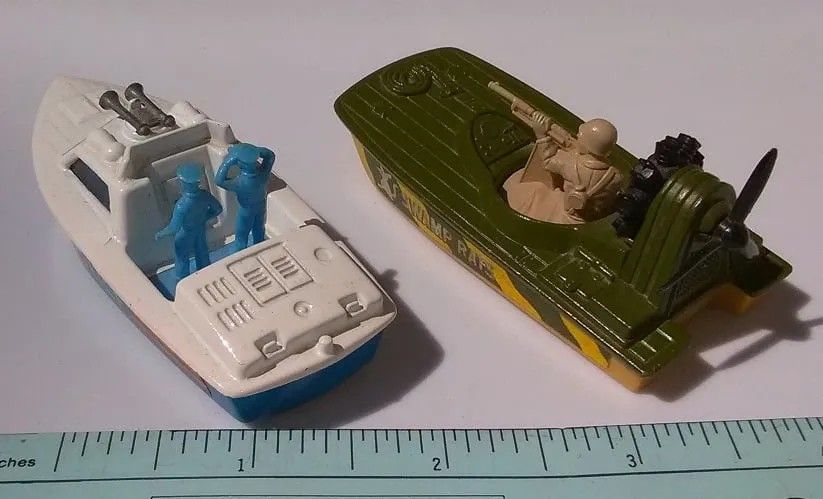 2 Matchbox boats from the 1970s