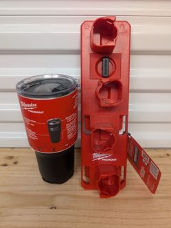 ​Milwaukee Packout M12 Battery Holder + Packout Insulated Travel Mug Set