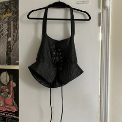 Genuine Leather Top 