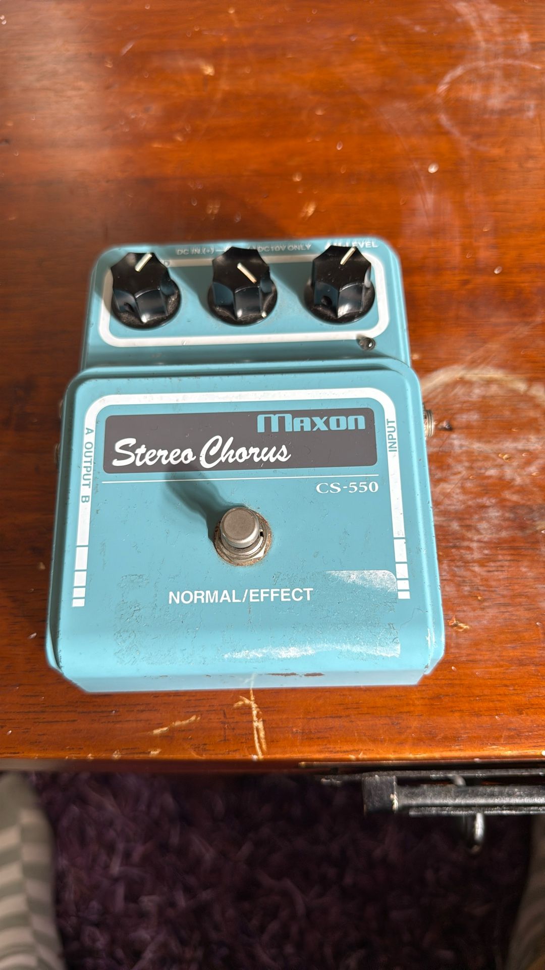 Maxon Stereo chorus, guitar effects pedal