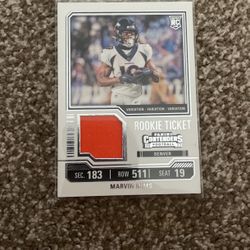 Marvin Mims Rookie Patch