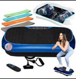 New Other Lifepro Waver Mini Vibration Plate Exercise Machine, Blue