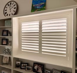 Interior Wood Shutters- Custom, Plantation, Professional Installation, Licensed Company, Window Treatments & Coverings, Persianas De Madera, Espanol