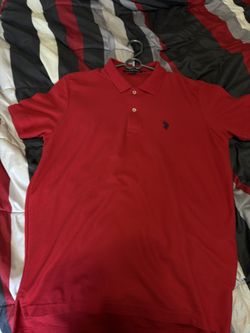 US polo assn red polo