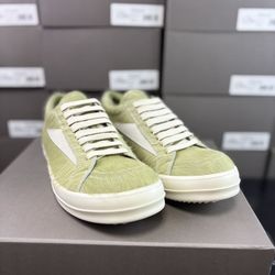Premium Steetwear - Rick Owen Low Top Pony Hair  ‘Dirty Acid’