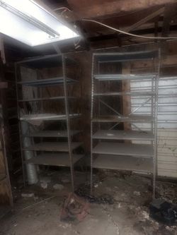 Garage tool shelves
