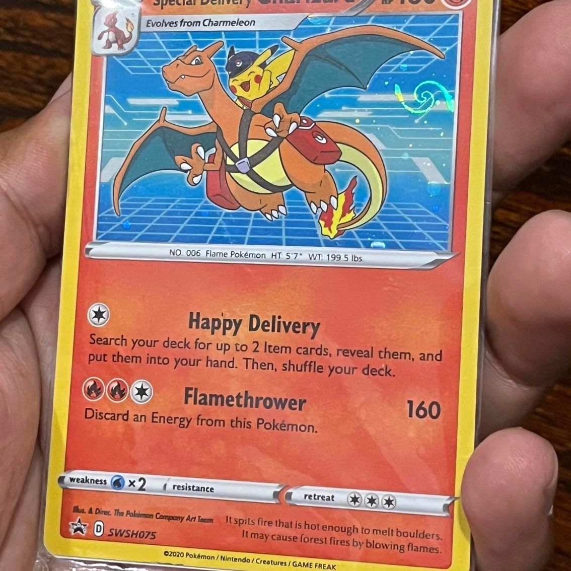 pokmon special delivery charizard card - SWSH Promo perfect for serious collectors and enthusiasts of the Pokmon Trading Card Game. Pokemon Special Delivery Charizard Galaxy