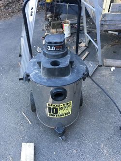 Shop Vac industrial 3.0 HP WET VAC