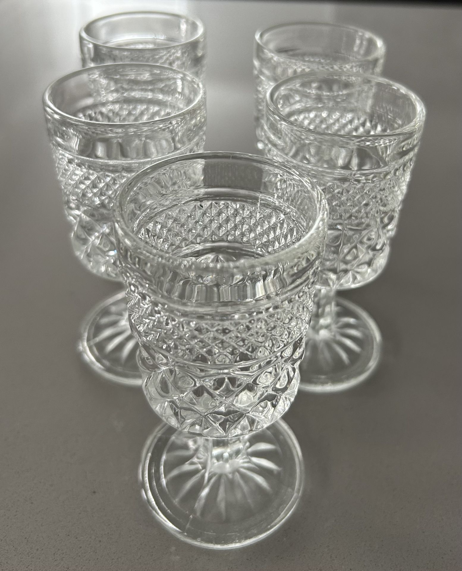 VINTAGE WEXFORD WINE GLASSES - $10.00 /ALL