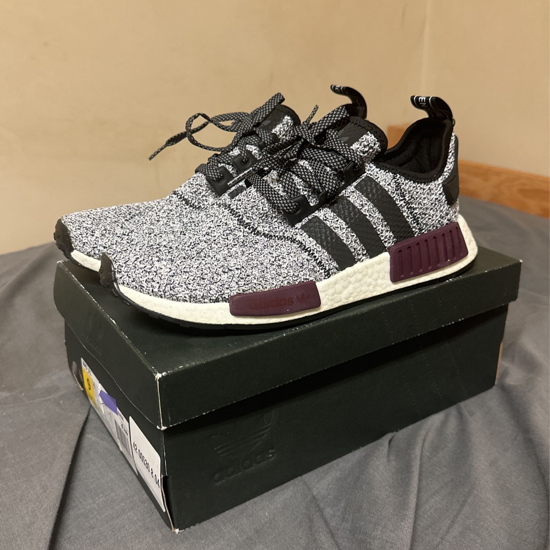 Adidas NMD R1 Champs Burgundy Grey