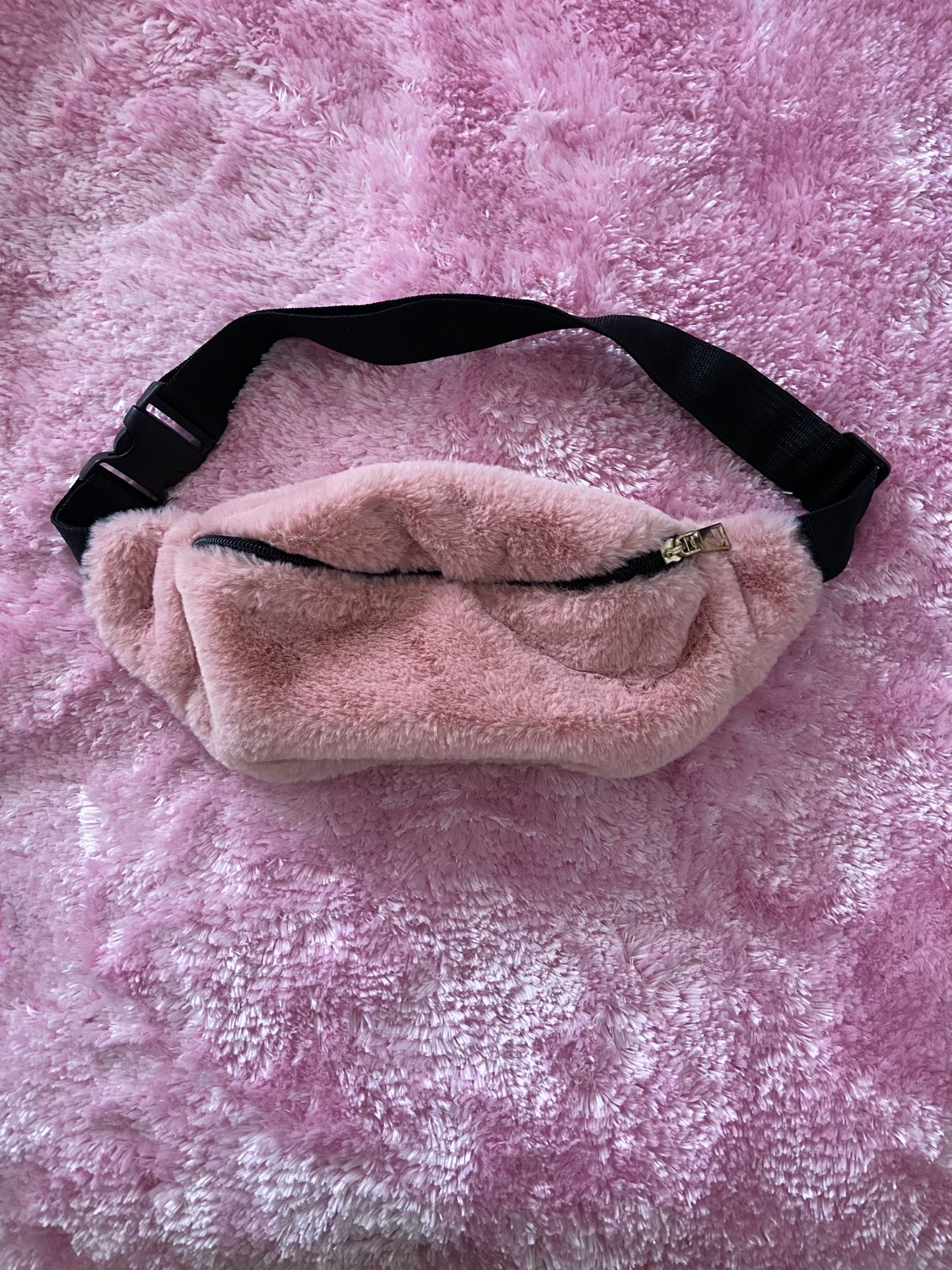 Pink Fluffy Fanny Pack