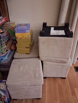 Stools with storage