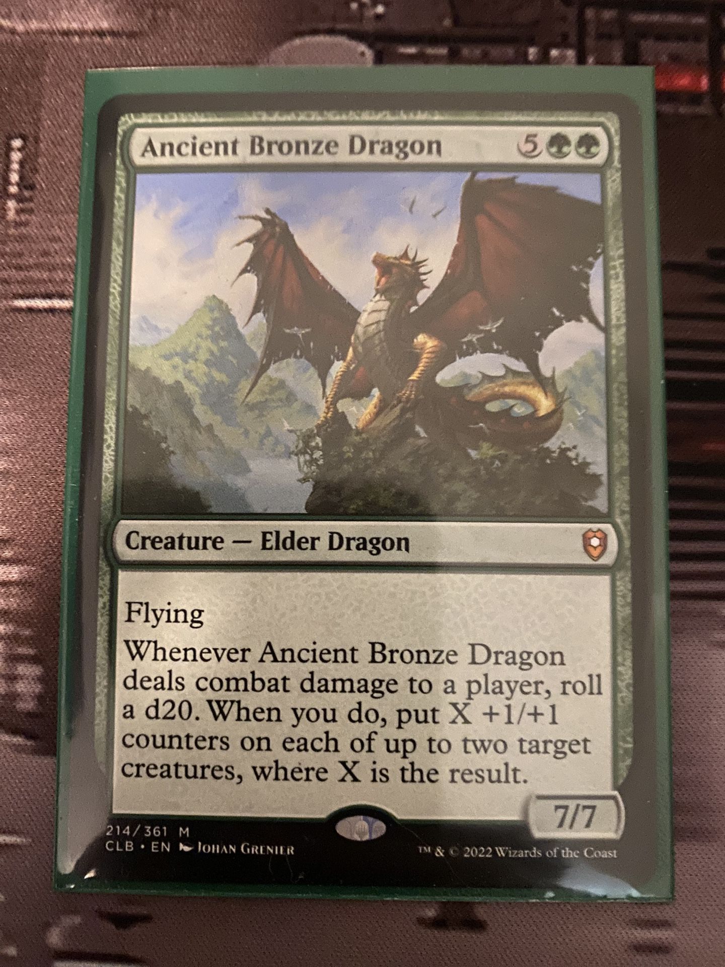 MTG Ancient Bronze Dragon