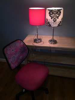 Excellent Pink Desktop chair ...Pick up in Auburn ma