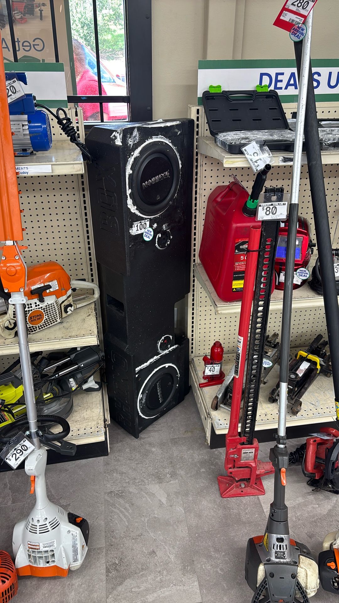 Pr Of 10in Massive Audio Speaker In Box 