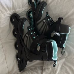 Rollerblades Size 8 Women’s/Performance Zetrablade Wheels 80mm