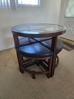 Counter height dinette set