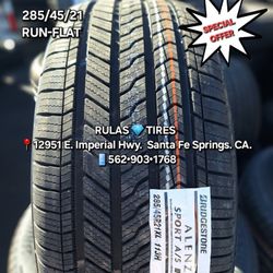 285/45/21 BRIDGESTONE ALENZA SPORT ALL-SEASON RUN-FLAT  - OFFER