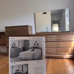 Vintage Mid Century Bedroom Set 
