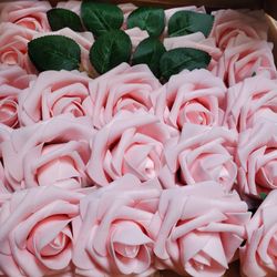 New in package 25 foam roses