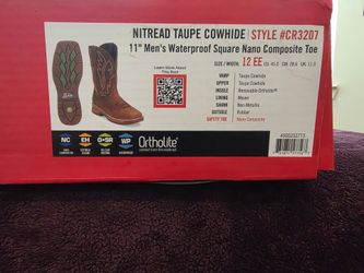 Justin Composite Toe Work Boots 12EE