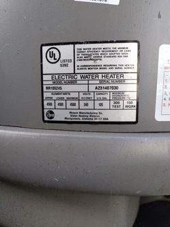 Rheem 105-Gallon Electric Water Heater