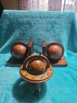Vintage Style Decorative Globe Set of 3