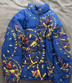SUPREME REVERSIBLE PUFFER JACKET XL