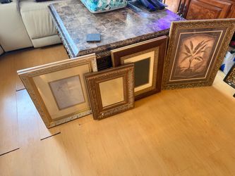 Set of 4 Gold Picture Frames
