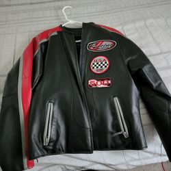 Genuine Leather Italian Leather Racing Jacket