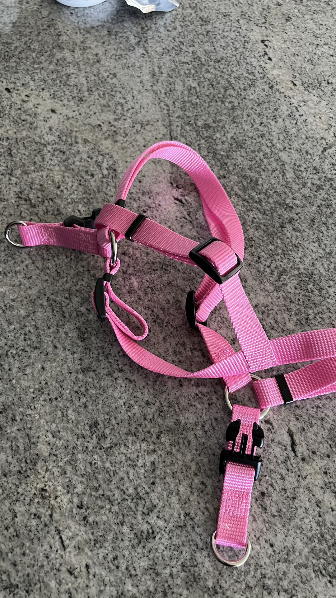 Brand New Dog Harness Pink And Blue Size medium 