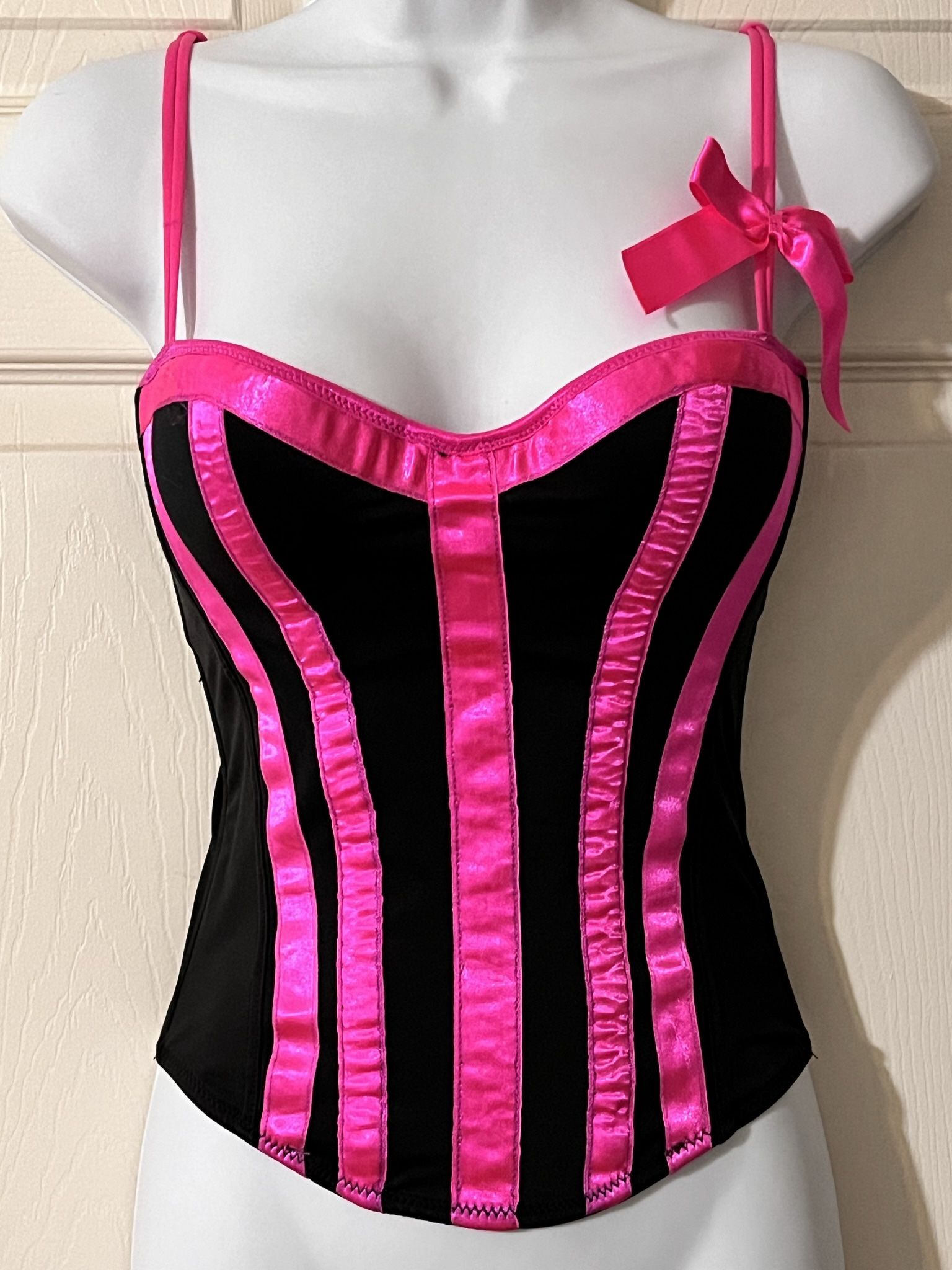 34B Fuchsia Pink Corset Bustier