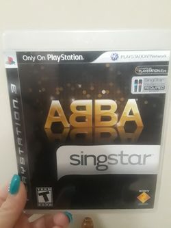 PS3 ABBA Singstar used game