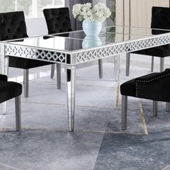 Mirrored Dining Table
