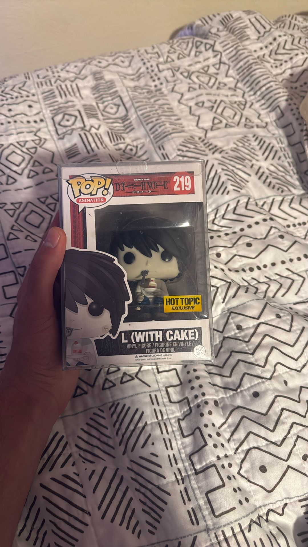 L Eating Cake Funko Pop