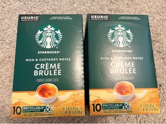 Crème brûlée k-cup pods