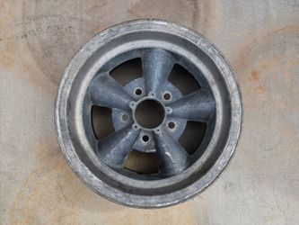 Single Vintage 5 Spoke 14" Wheel 5x5 Bolt Pattern 5 Lug 14x6" Rim