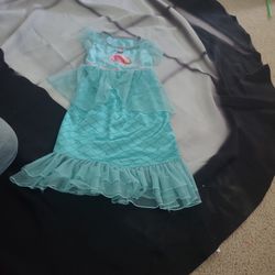 Little Mermaid 5 Size 5t 5y Dress 