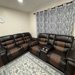Leather Sofa 