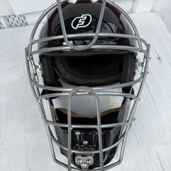 Used Black Force 3 Catcher’s Helmet (size 6 3/8 - 7 1/8)