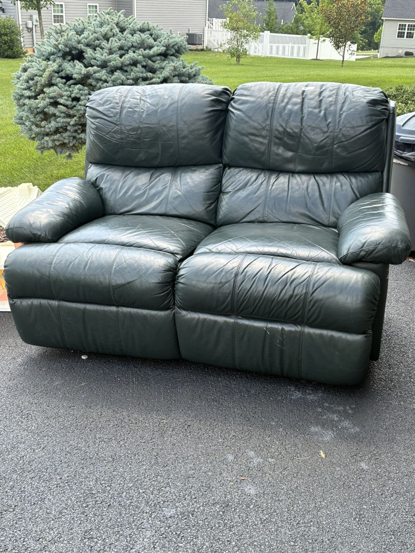 Leather Loveseat Recliner