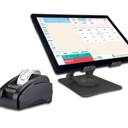 MRBOSS 10.1" Android POS Tablet with 2" Receipt Printer | for Restaurants, Cafes, Retail Stores and Food Trucks | WiFi/Bluetooth, Pre-Installed Softwa