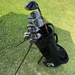 Men’s Callaway Complete Golf Set🔥ALL  A-FLEX SHAFTS 14 Clubs + Callaway Stand Bag $799  OBO 