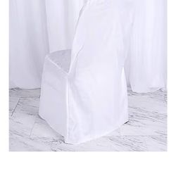 45 White Cover Seats 