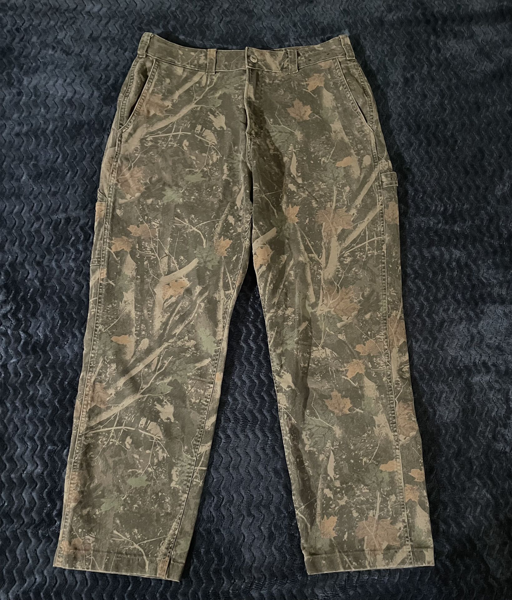 Abercrombie & Fitch Camo Pants Mens 34x32 Loose Fit Baggy Workwear