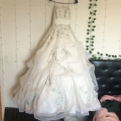 Poofy White Wedding Dress