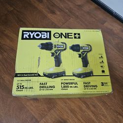 RYOBI ONE+ 18V Cordless 2-Tool Combo 