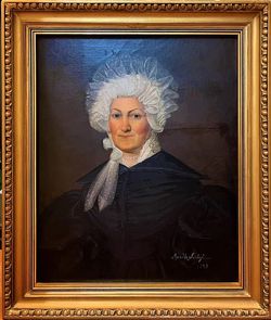 ADALBERT SUCHY 1783- Francisco Goya Rembrandt Era 18TH-19TH Female Portrait 180 old years+
