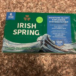 Irish Spring 6 ct Bar Soaps