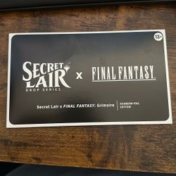 Secret Lair X Final Fantasy Grimoire Rainbow Foil Magic